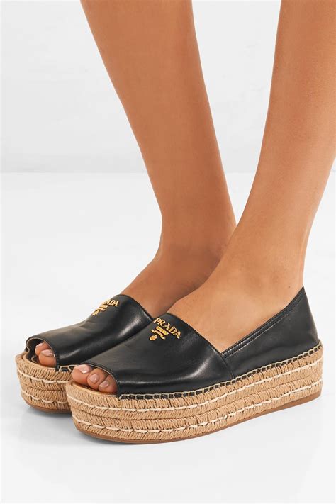 prada platform espadrilles.